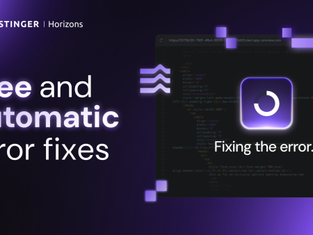 Hostinger Horizons: Auto error fixes are now on us