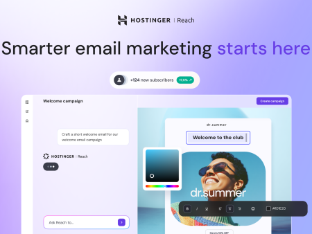 Prompt, send, grow: Email marketing just got a Hostinger makeover
